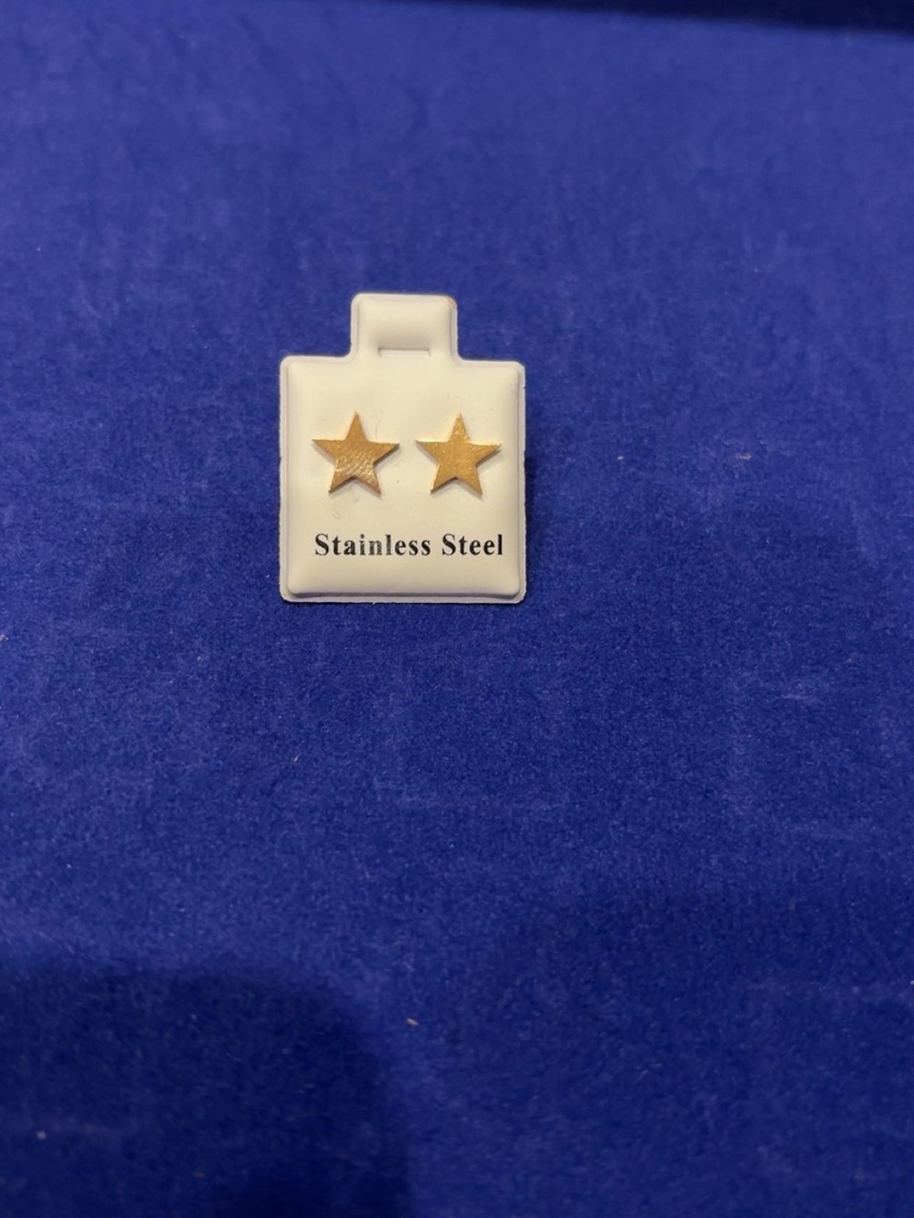Gold Star Stainless Steel Stud Earrings - Classic Women Jewelry